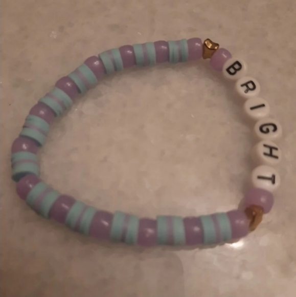 Preppy Tween Stackable Claybead Bracelet 3 pc set - Picture 8 of 8